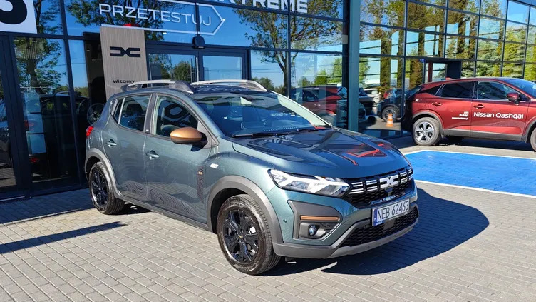 dacia warmińsko-mazurskie Dacia Sandero Stepway cena 81600 przebieg: 2600, rok produkcji 2023 z Leśna